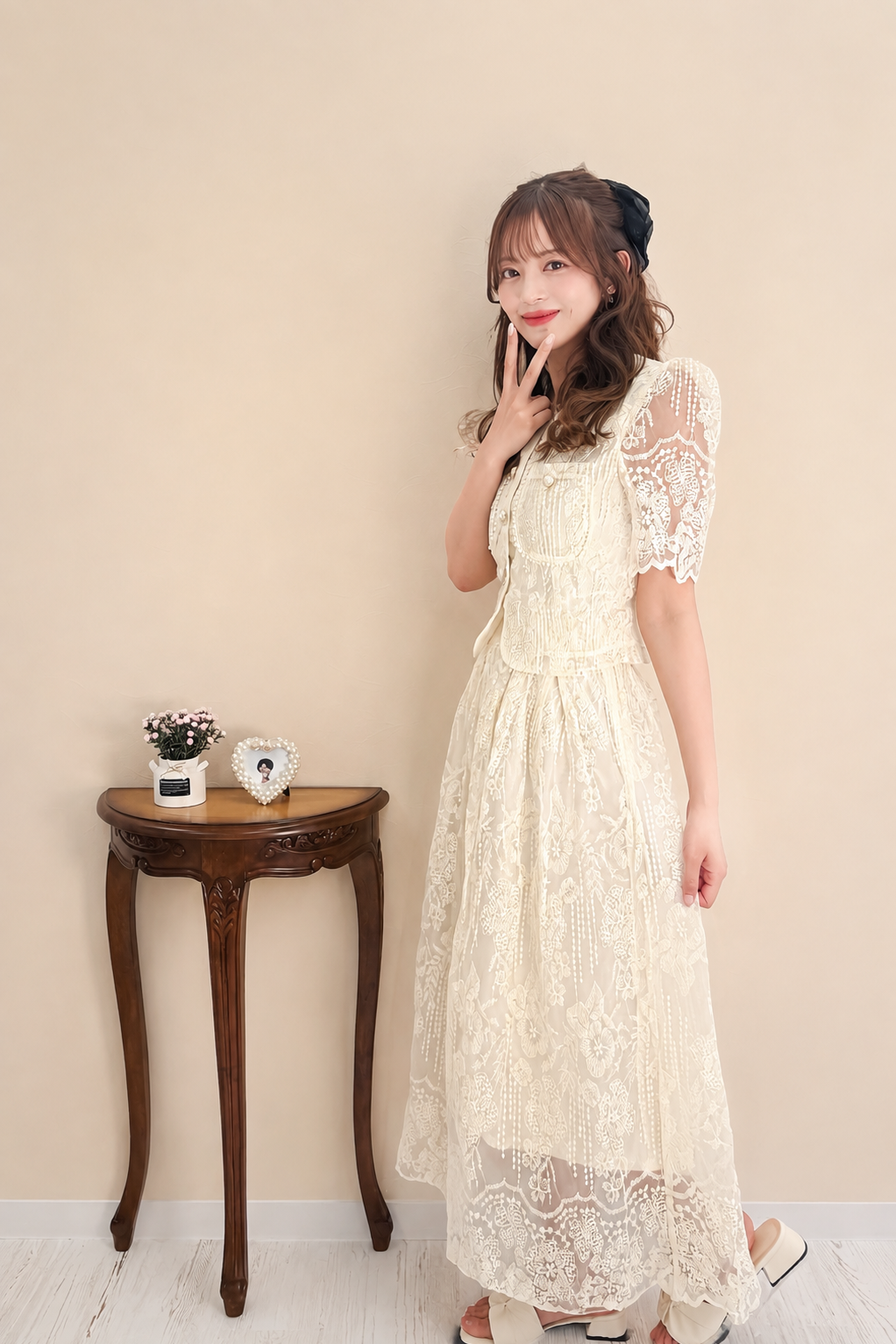 Pearl Lace Grace Set Up