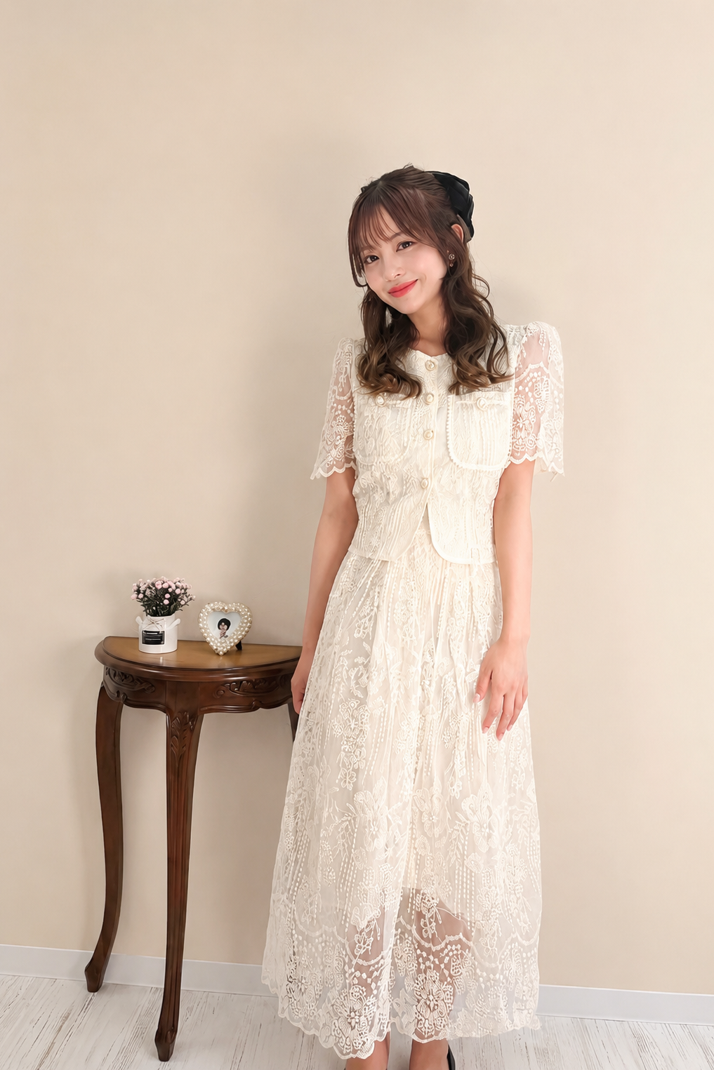 Pearl Lace Grace Set Up