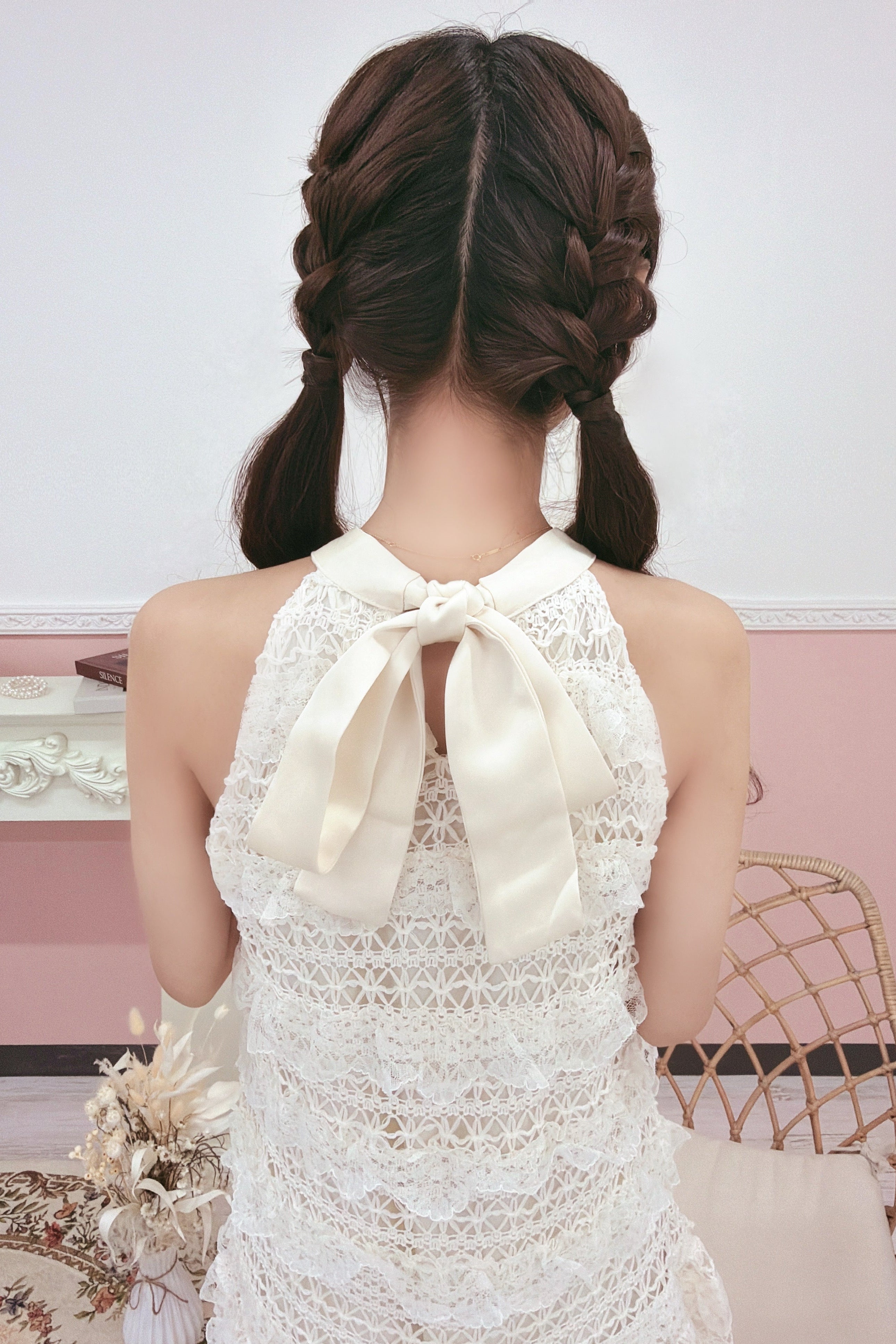 Pearl Veil Dress