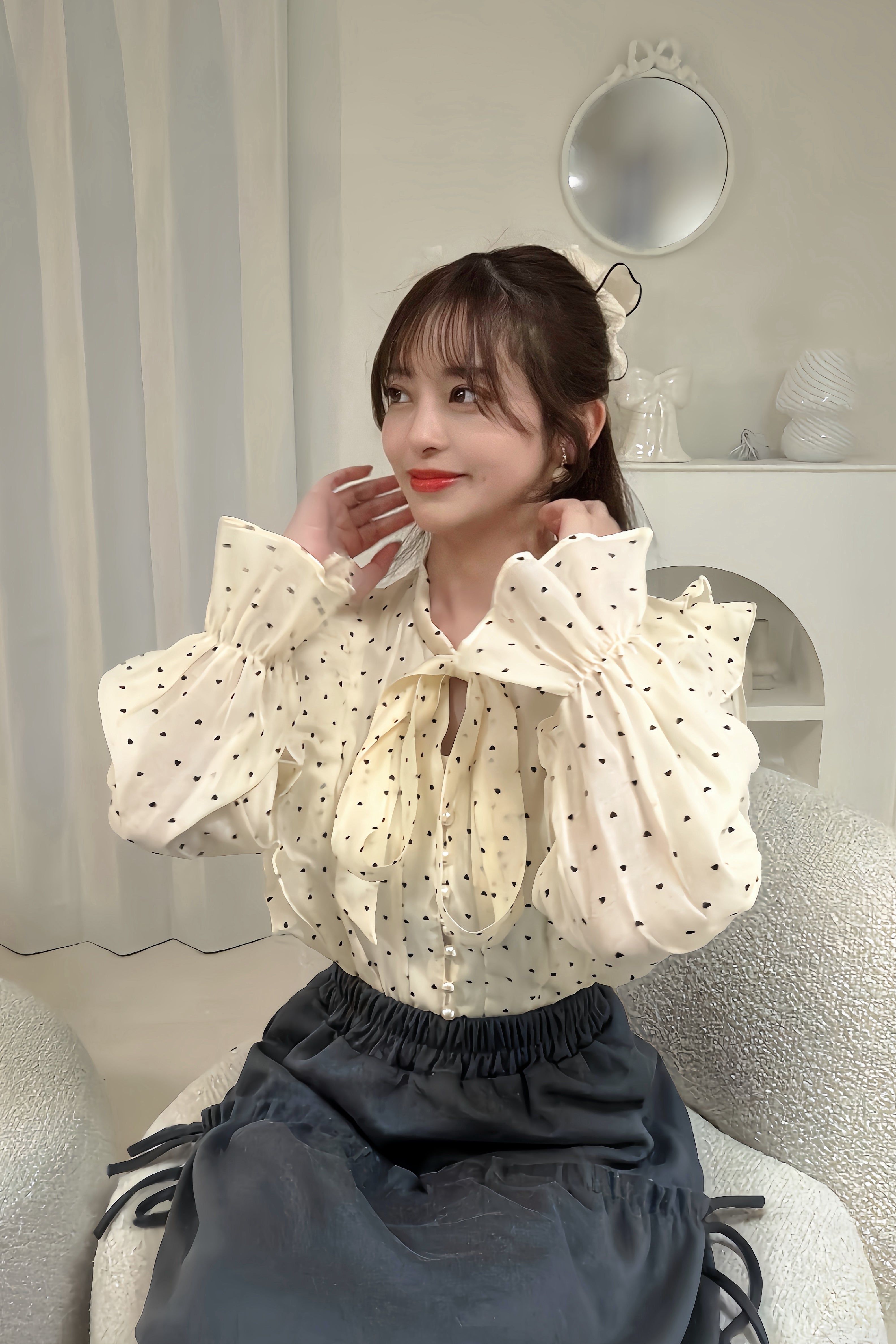 Luxe Angel Ribbon Blouse