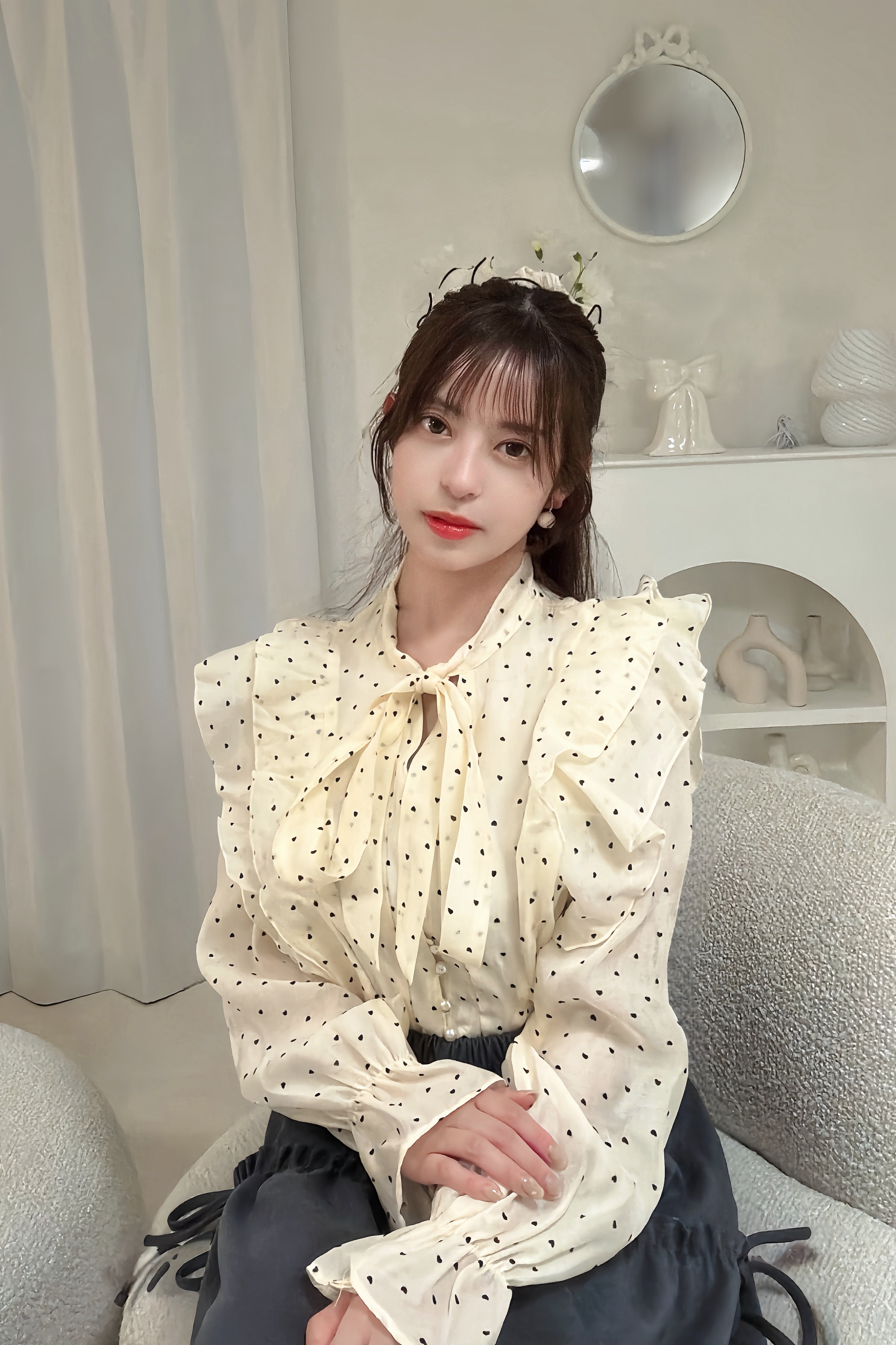 Luxe Angel Ribbon Blouse