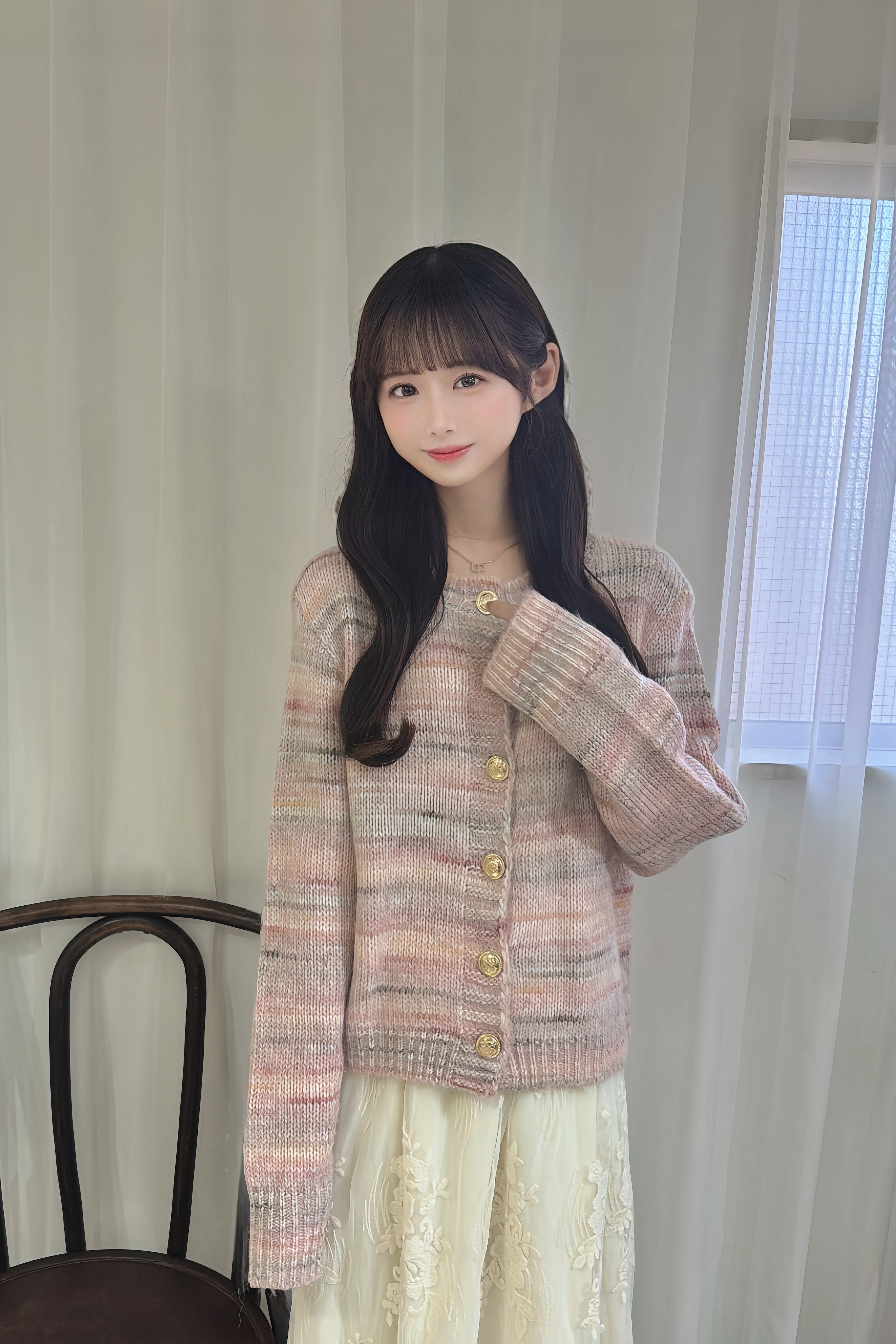 Blush Petal Knit Cardigan