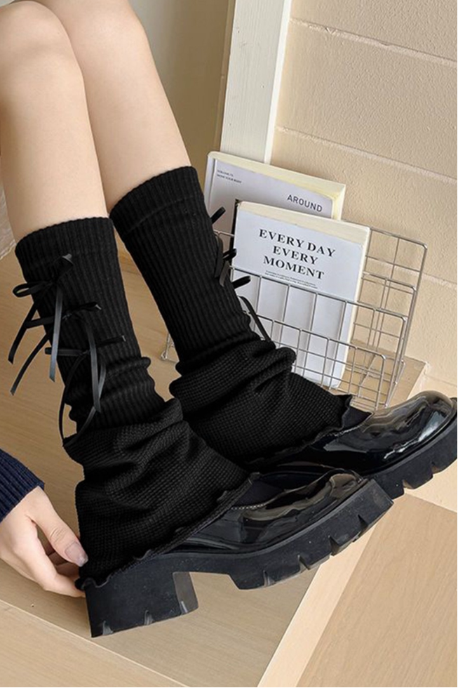 Balletcore Ribbon Legwarmers