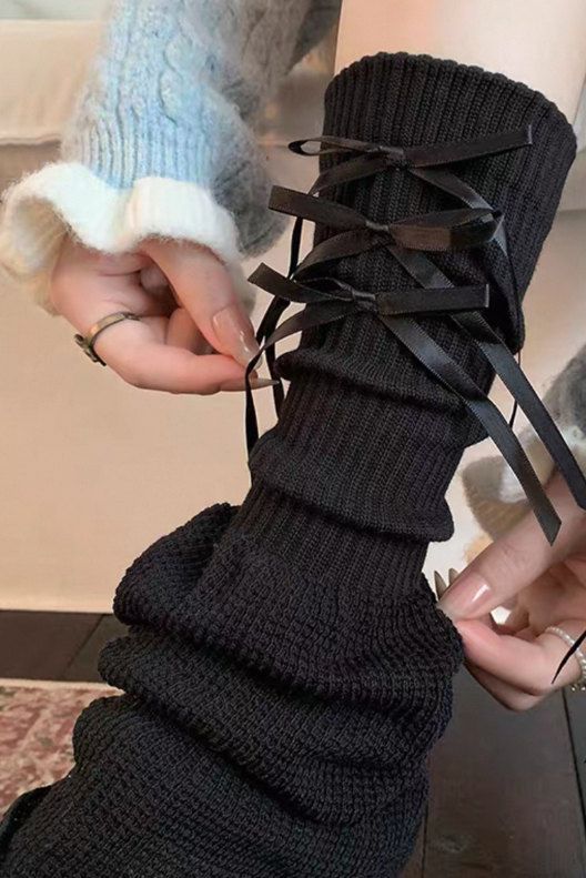 Balletcore Ribbon Legwarmers