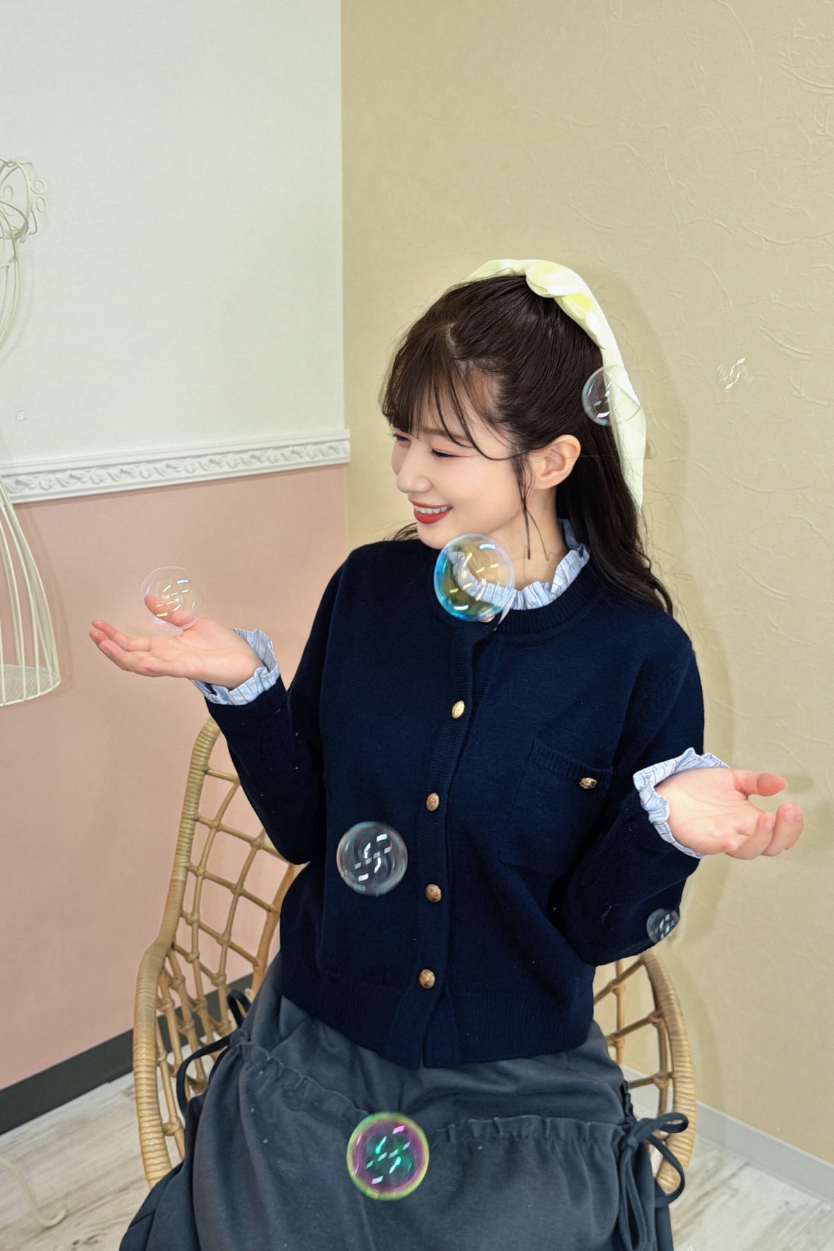 Grace Frill Knit Cardigan