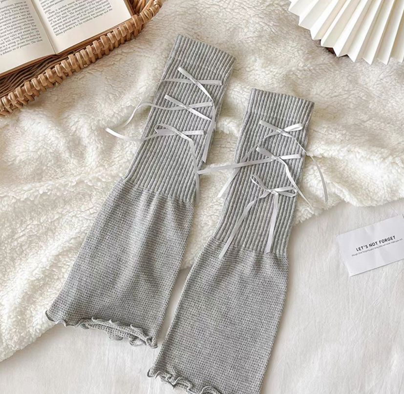 Balletcore Ribbon Legwarmers