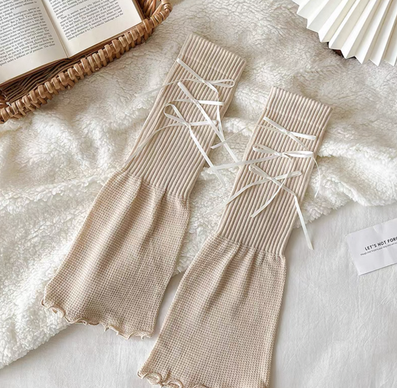 Balletcore Ribbon Legwarmers