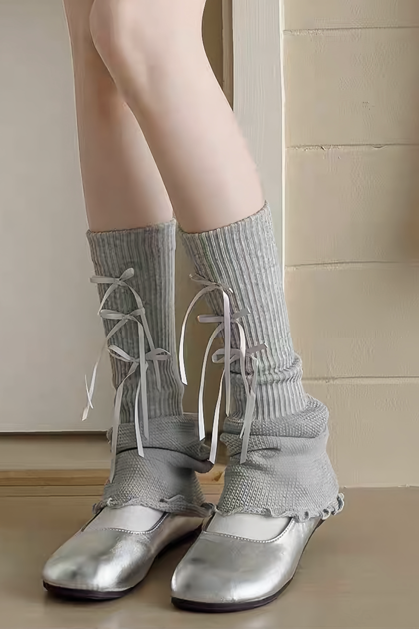 Balletcore Ribbon Legwarmers