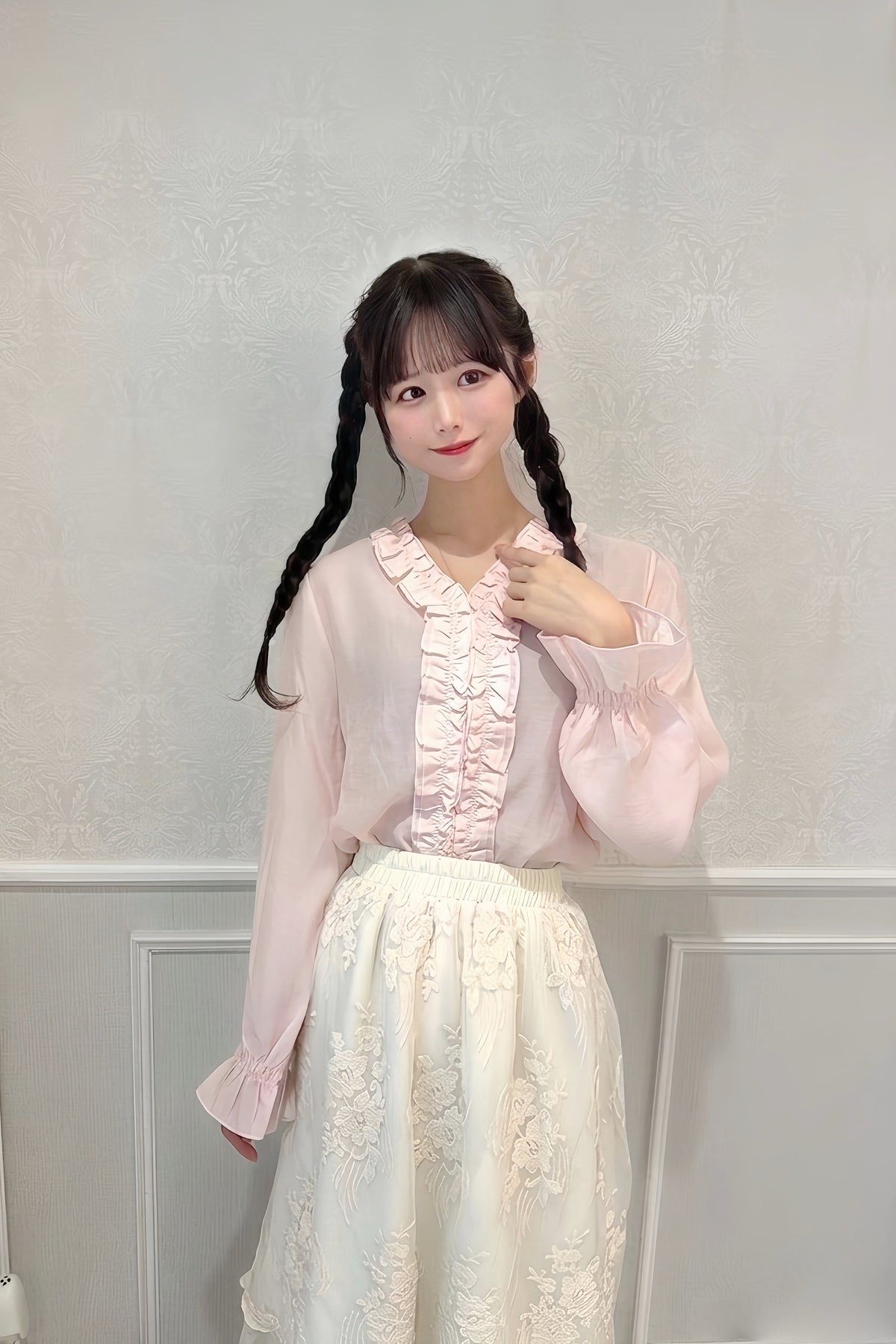 Sakura Frill Blouse