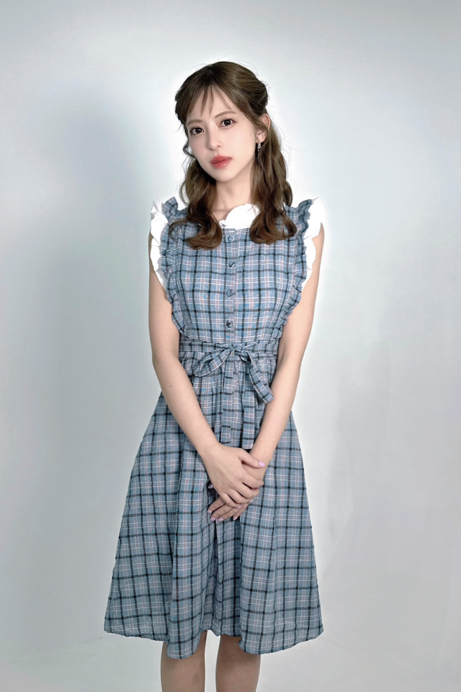 Dreamy Plaid Princess Dress　
