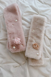 dressy plume fur muffler