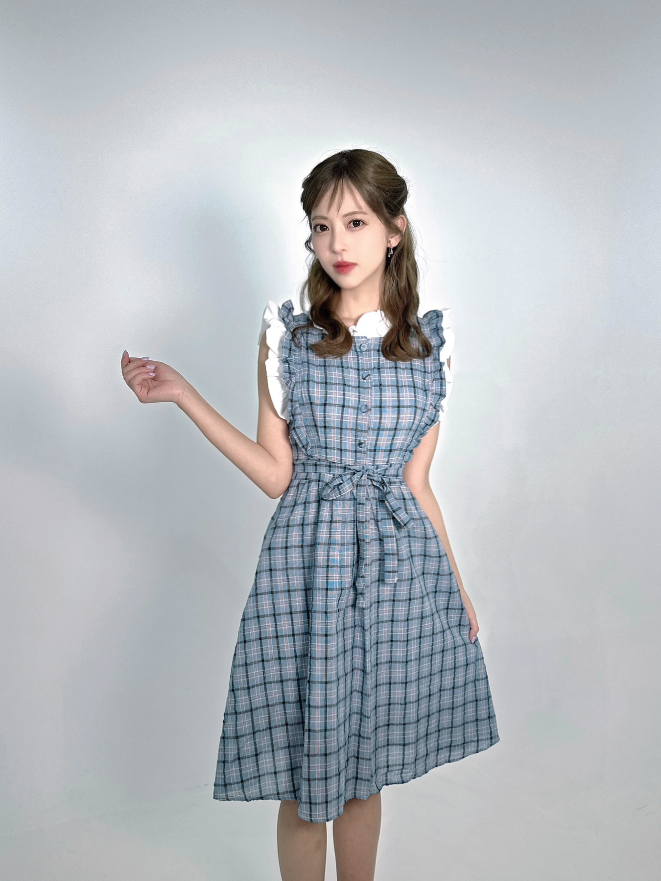 Dreamy Plaid Princess Dress