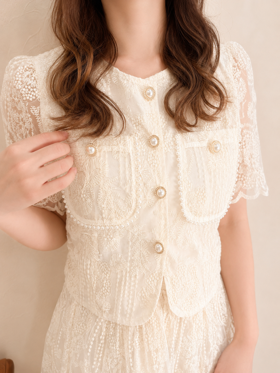 Pearl Lace Grace Set Up