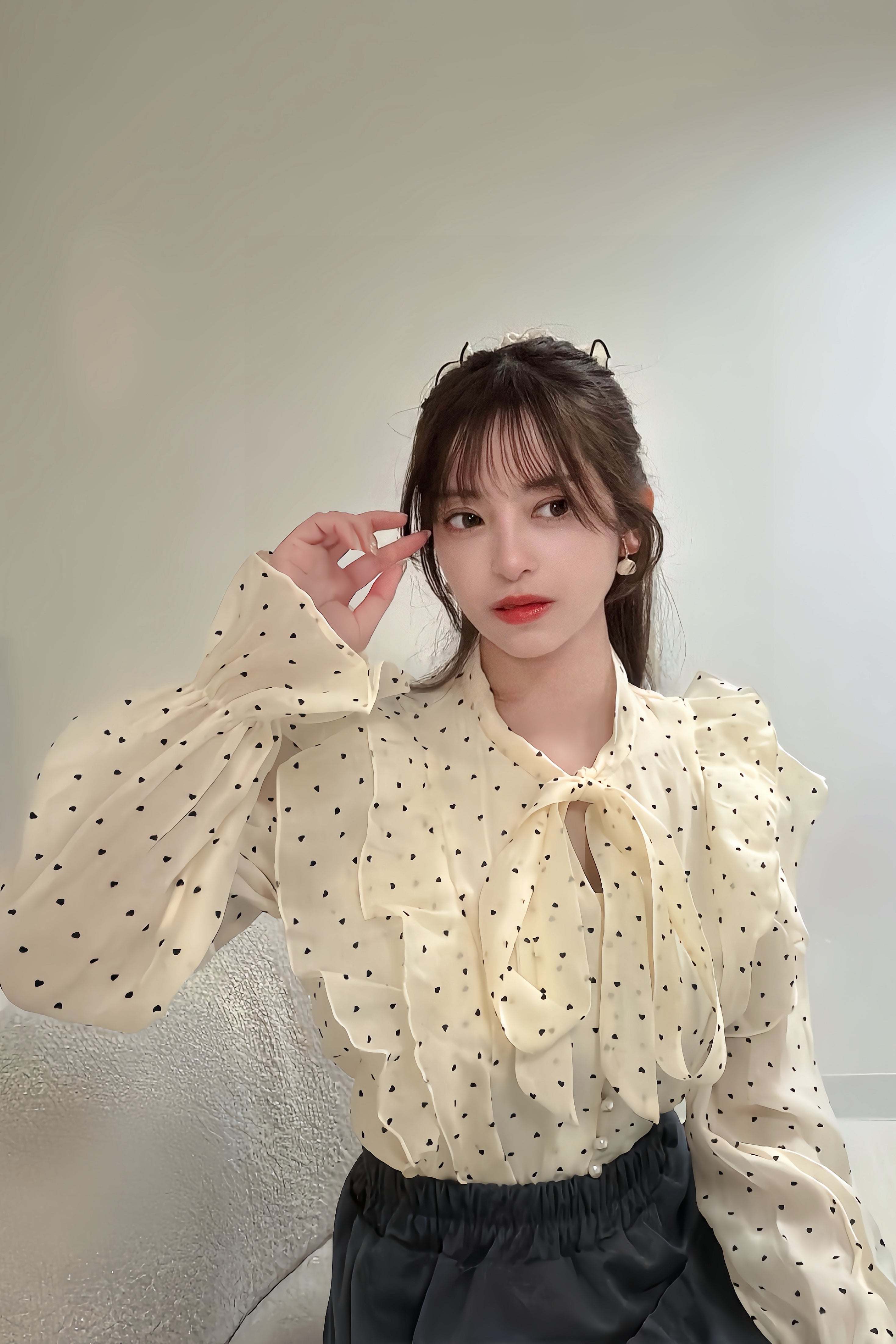 Luxe Angel Ribbon Blouse