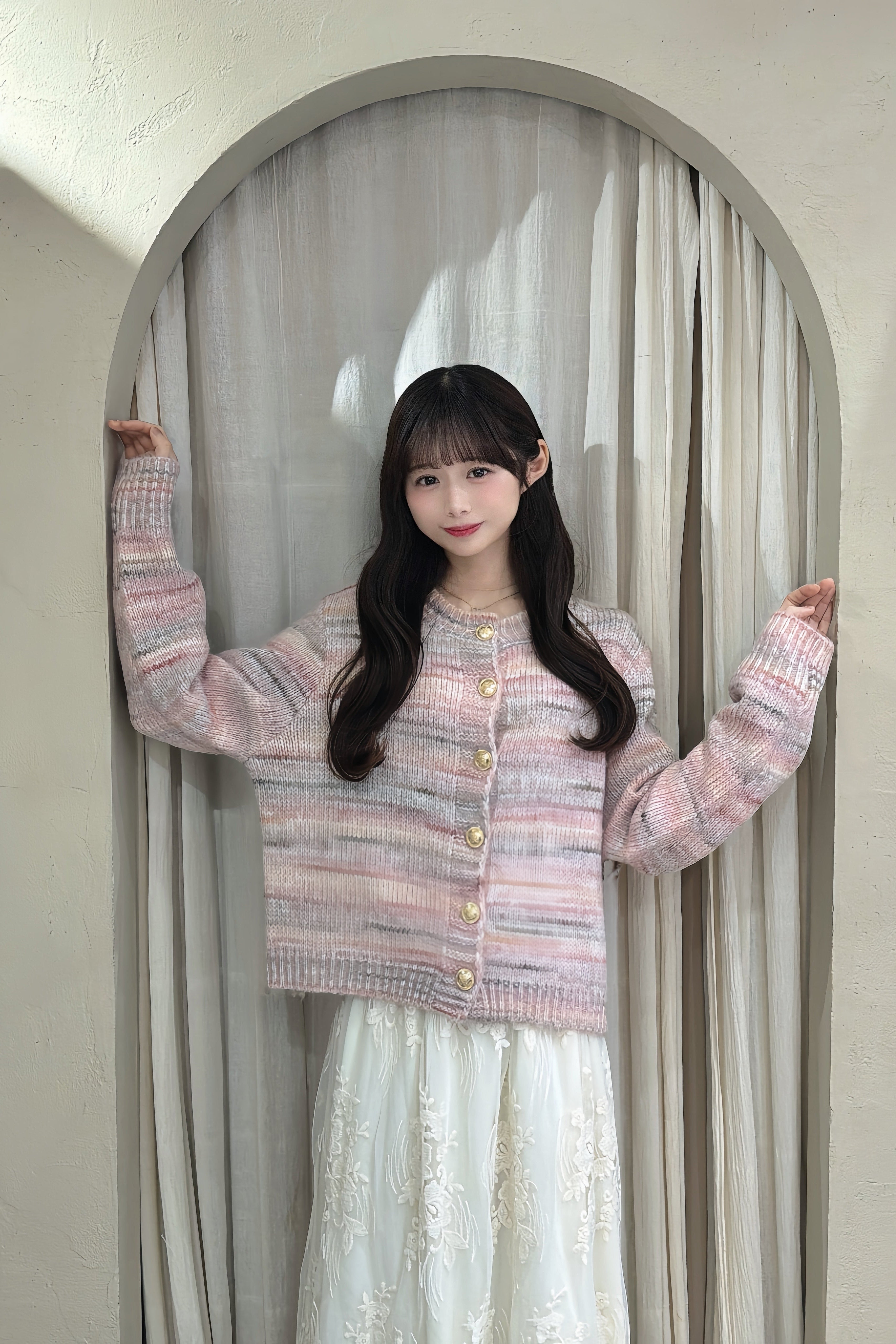 Blush Petal Knit Cardigan