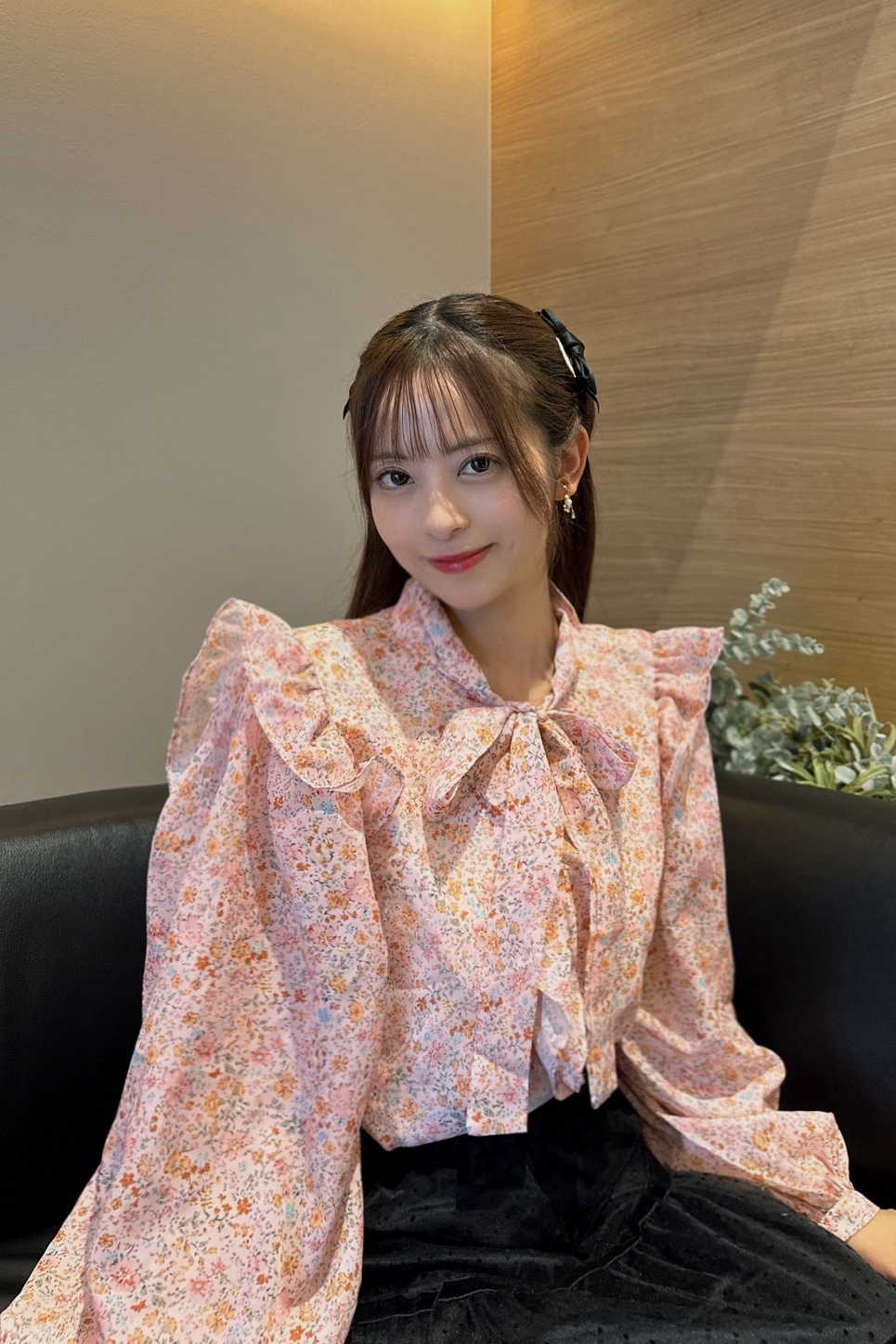 floral chiffon blouse