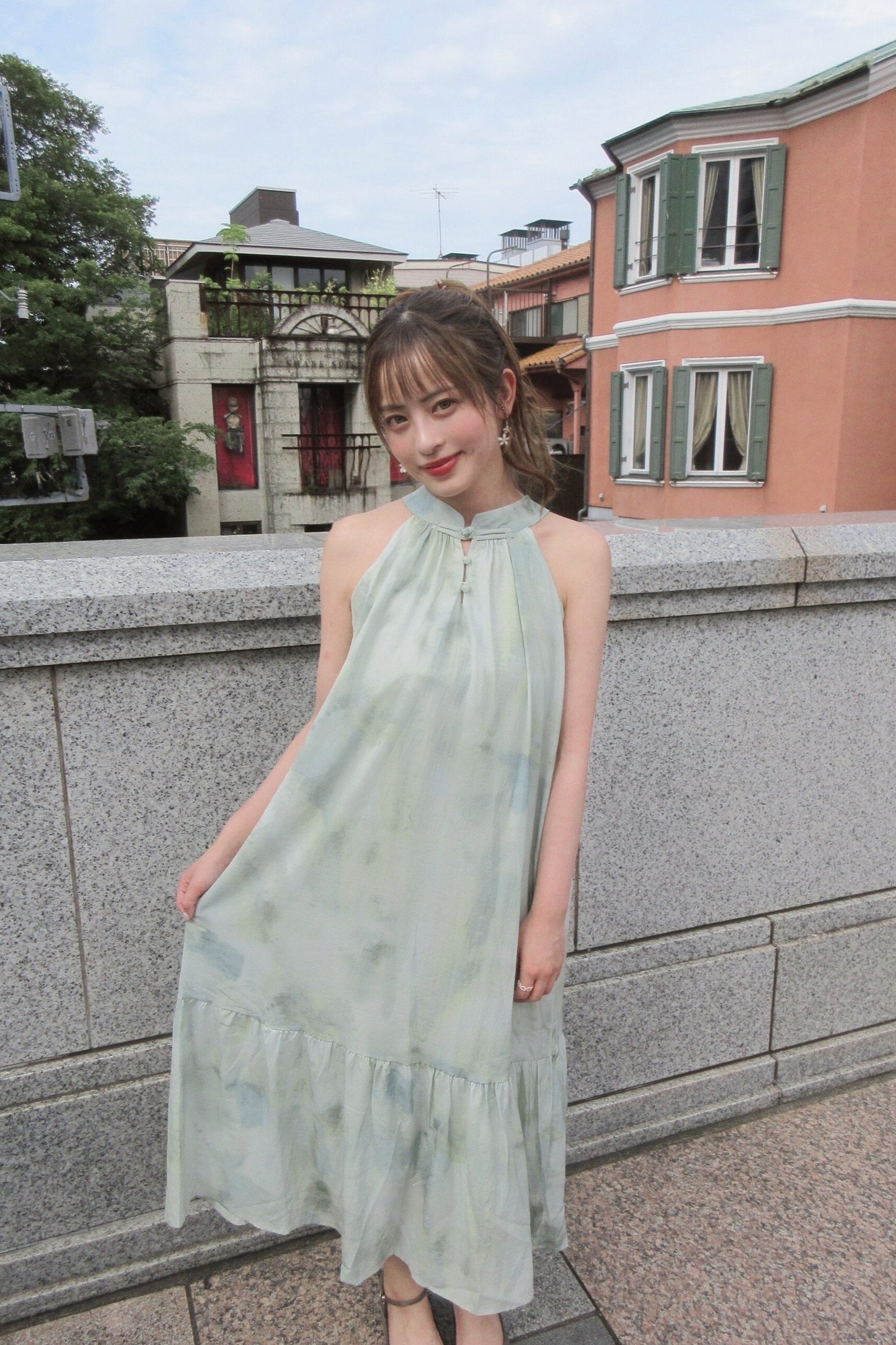Celadon Whisper Dress