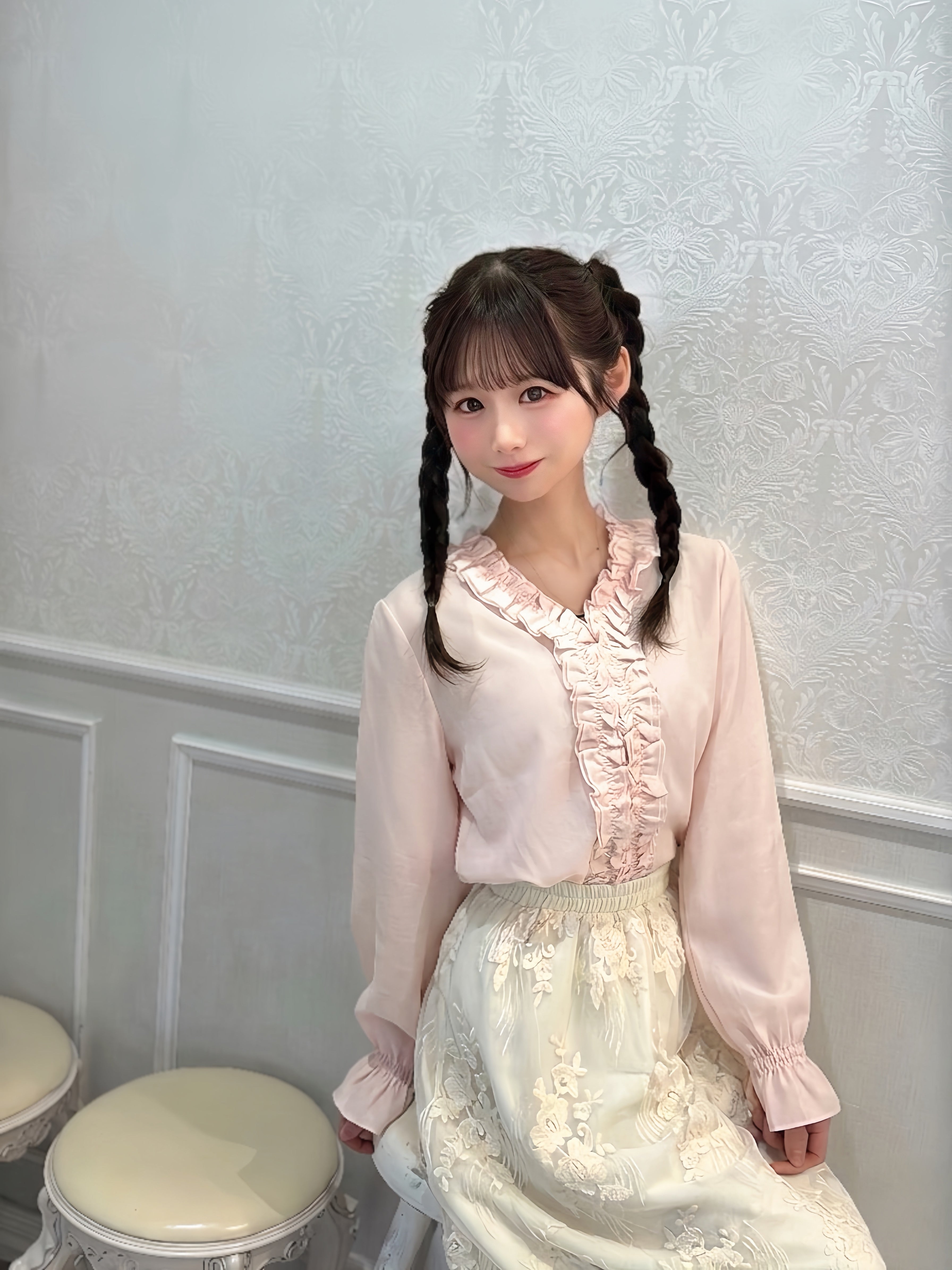 Sakura Frill Blouse